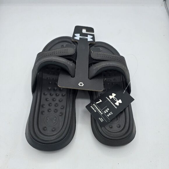 Under Armour Women’s UA Ignite 7 SL Slides Athletic Sandals Flip Flop Size 7 - Picture 2 of 8